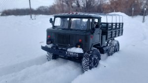 Газ 66 по снегу идёт как по асфальту! газ 66 на радиоуправлении Rc модель.