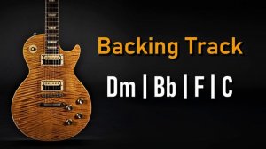 Rock Pop BACKING TRACK D Minor  Dm Bb F C  87 BPM  Guitar Backing Track