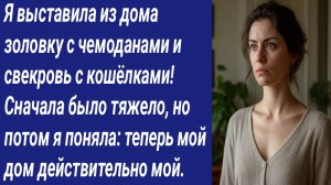 Истории со Смыслом/Я выставила из дома золовку с чемоданами и свекровь с кошёлками!..../Аудиорассказ