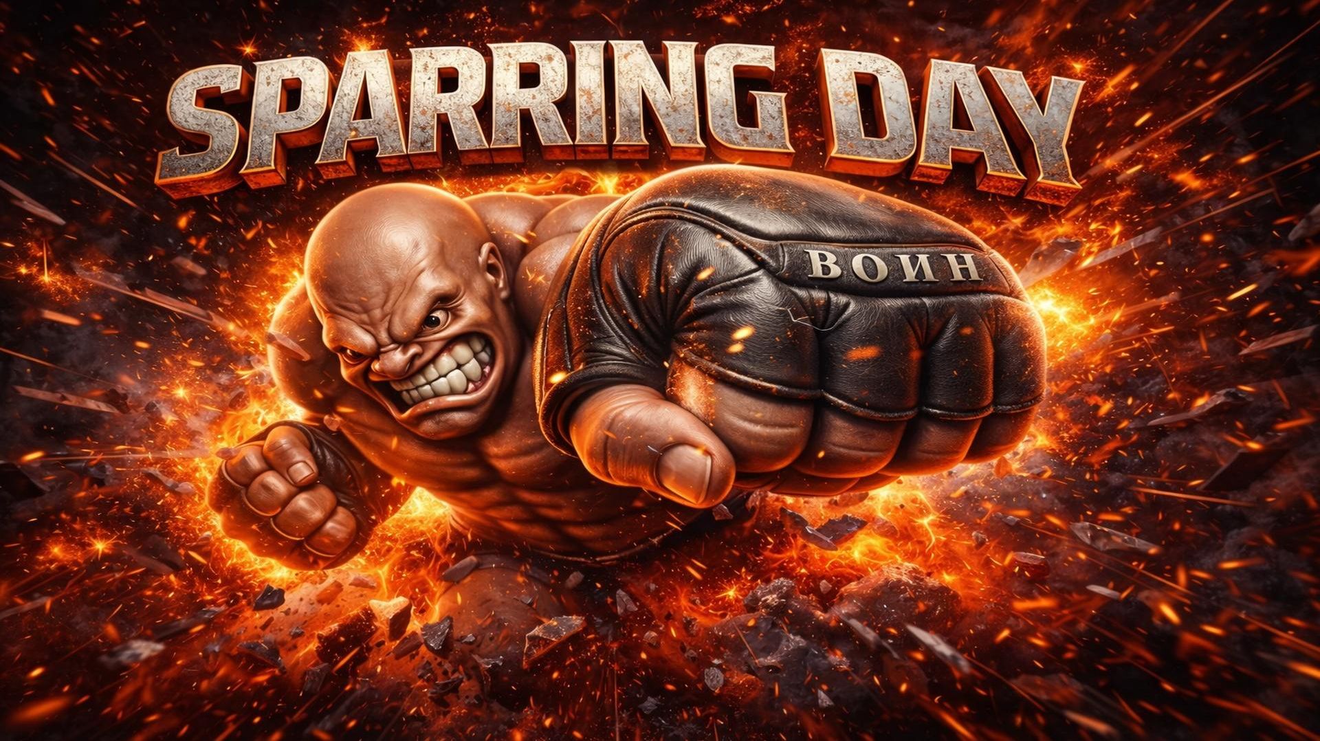 Рукопашный бой спарринг в октагоне 👊 тренировка в Спортивном Клубе ВОИН Лакинск