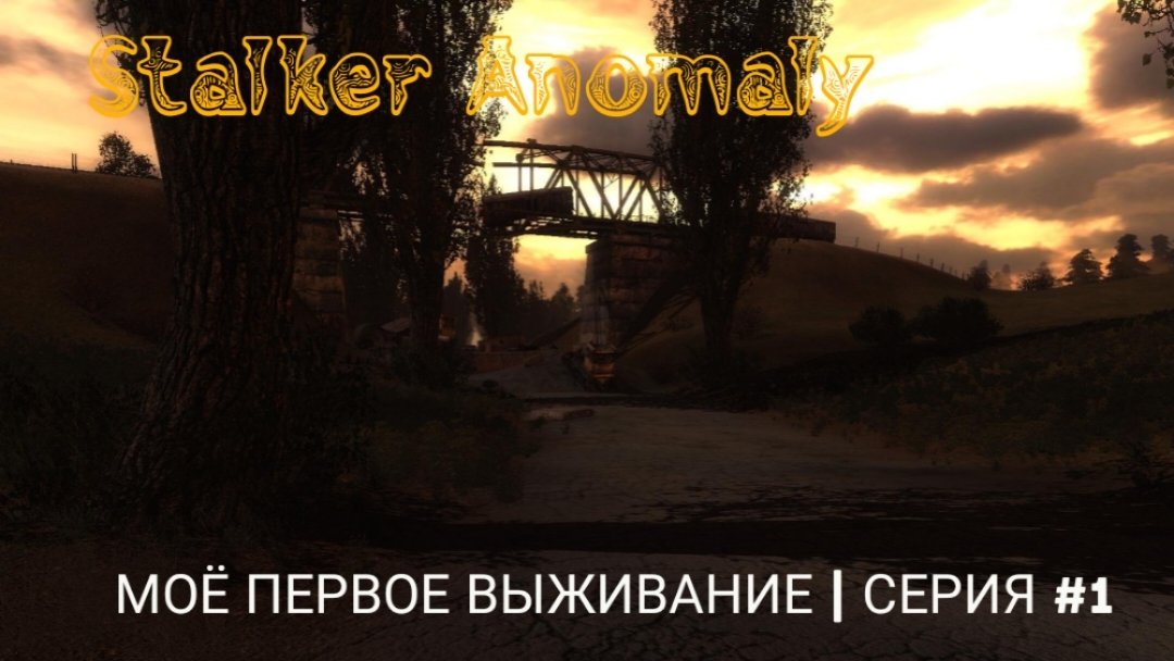 Моё первое выживание | Stalker Anomaly | серия #1