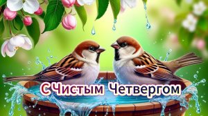 С Чистым четвергом поздравление красивые пожелания 🌟🙏
