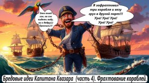 World of Sea Battle Бредовые идеи Капитана Квазара  (часть 4). Фрахтование кораблей