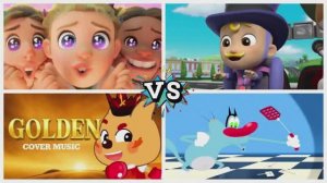 Шериф Лабрадор против Щенячьего патруля! 🐶🚀 Огги и Кукарачи против Мэймей в музыкальной битве 🎶🔥