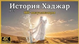 Хаджар (а.с.): одна в пустыне с Исмаилом (а.с.) — чудо Замзама — визуализировано с помощью ИИ - Ср.6
