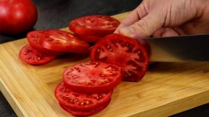 Боже, как вкусно! Я всегда буду так готовить! Просто нарежьте помидоры кружочками! Вкусные Советы!