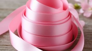 Бантик из атласных лент