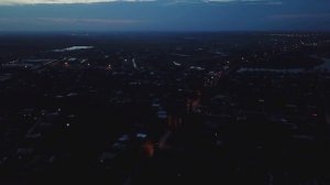 Платнировская ночью.