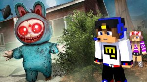 МОЙ ДРОН снял ЛАБУБУ в МАЙНКРАФТ НУБ И ПРО ЭВОЛЮЦИЯ ВИДЕО MINECRAFT Евгенбро