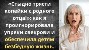 Свекровь просила не позорить алиментами | Истории из жизни