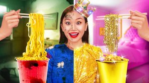 Дорогая vs дешёвая еда 🍕 Вкусные хитрости | 123GO