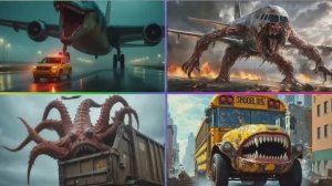 КРОКОДИЛ БОМБОРДИНО Против ПОЖИРАТЕЛЯ АВТОБУСОВ и ЗАРАЖЕННОЙ СКАЙ 🐊 БИТВА МОНСТРОВ! (Кофен Дэнс)