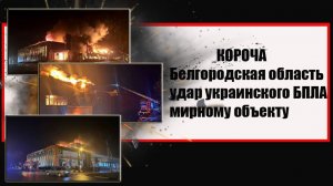 Белгородская область под ударами украинских БПЛА есть пострадавшие