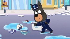 Храбрый шериф Лабрадор, не засиживайтесь допоздна, познавательный мультфильм.