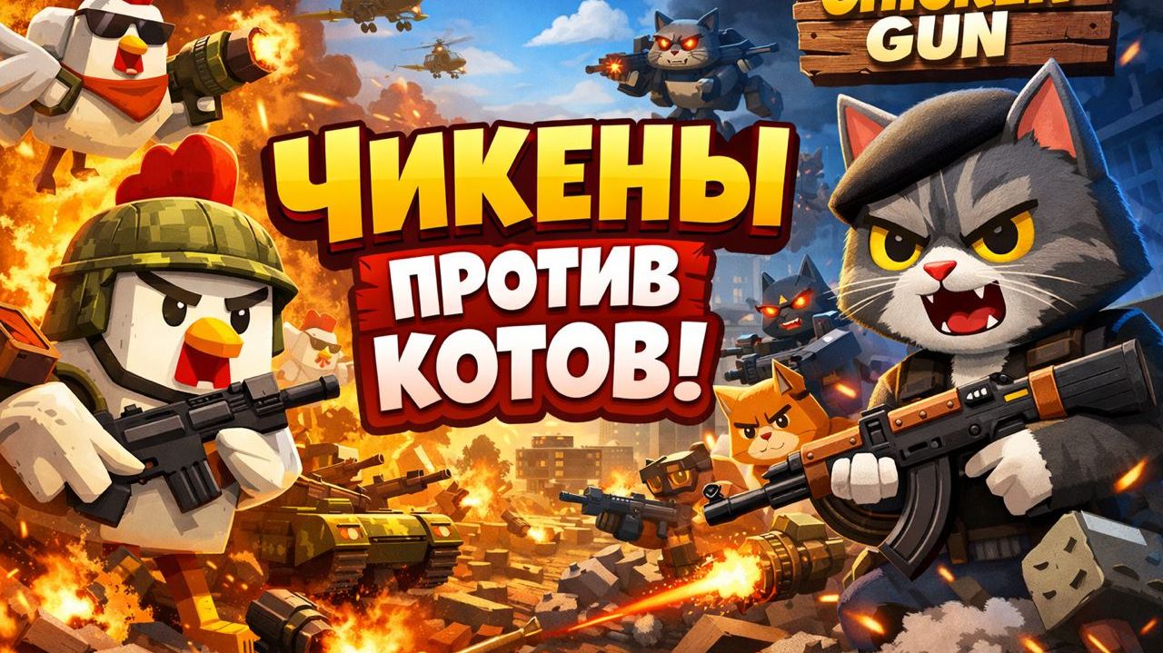 ЧИКЕНЫ ПРОТИВ КОТОВ ВОЙНА В ЧИКЕН ГАН