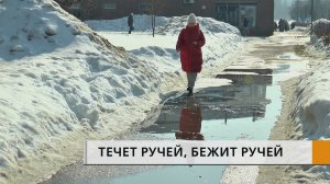 Сугробы сменили лужи