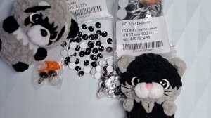 Новая жизнь Киски в корзинке. Игрушки крючком.