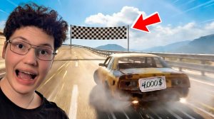 ПРОЕХАЛ ВСЮ КАРТУ НА САМОЙ ДЕШЕВОЙ МАШИНЕ В ГТА 5 РП!