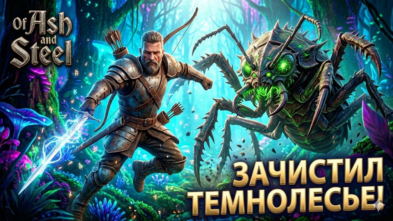 OF ASH AND STEEL: ЗАЧИСТИЛ В ТЕМНОЛЕСЬЕ! Прогнал бомжа от моего дома и он отомстил!