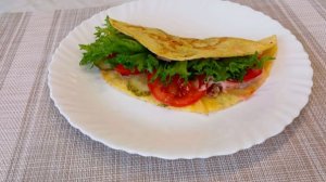 Лепешка с Фаршем и Зеленью / Вкусный Перекус /