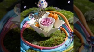 dreamina-2026-02-18-4387-pie in the sky, teapot, spoons are flyin...