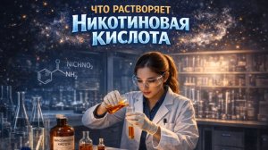 ЧТО РАСТВОРЯЕТ НИКОТИНОВАЯ КИСЛОТА