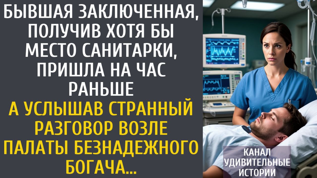 Истории из жизни Получив хотя бы место санитарки, пришла на час раньше… А услышав странный разговор…