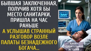 Истории из жизни Получив хотя бы место санитарки, пришла на час раньше… А услышав странный разговор…