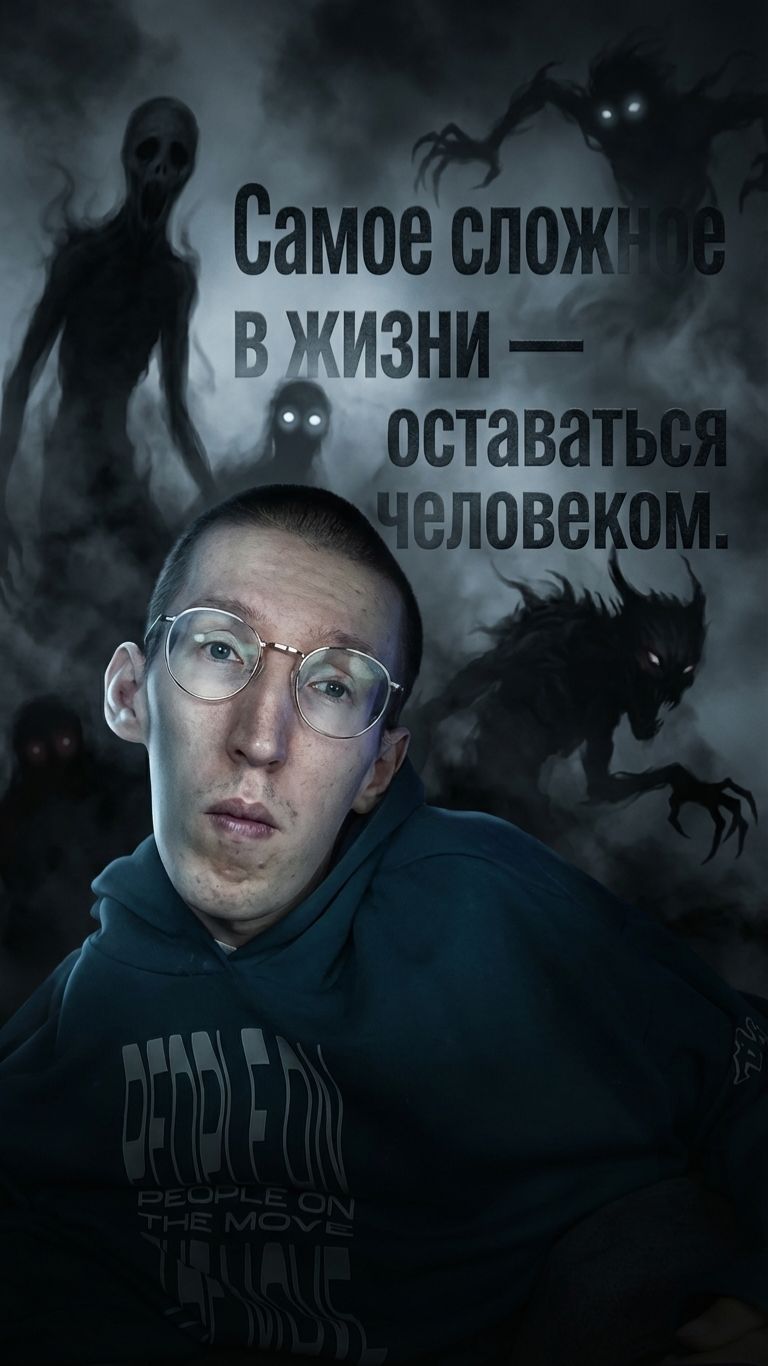 Самое тяжёлое в жизни — остаться человеком