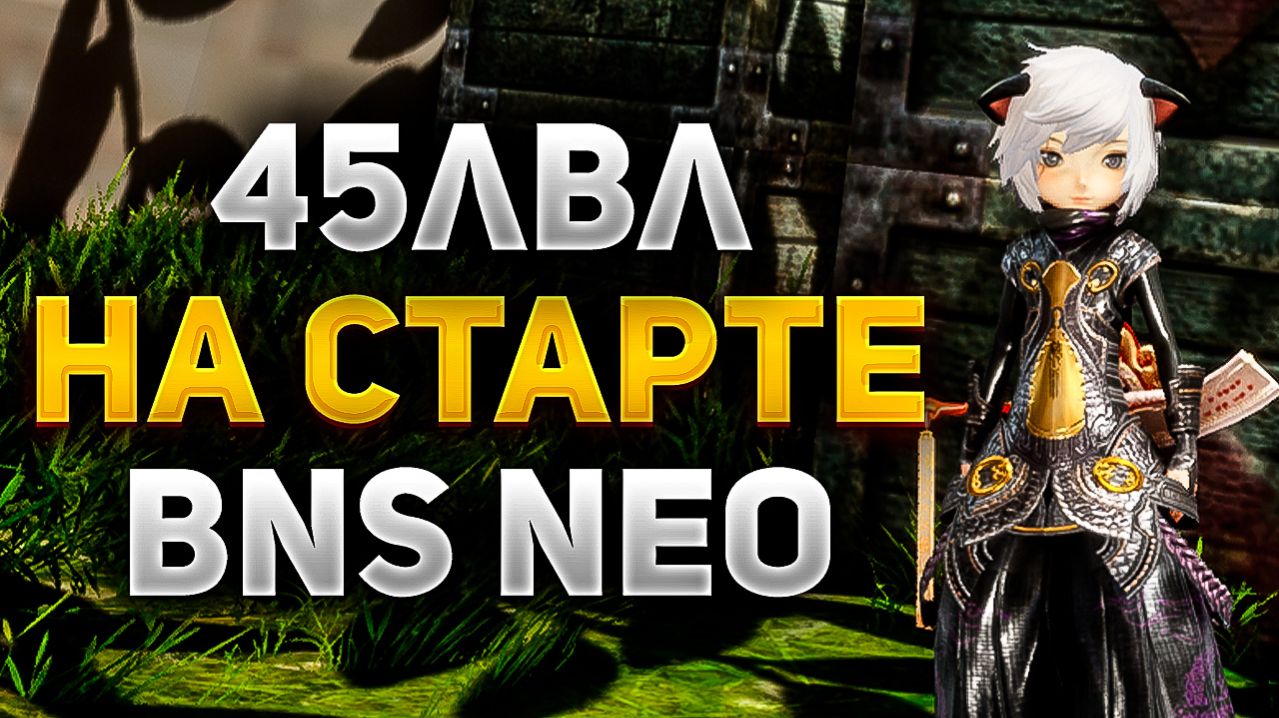 45 УРОВЕНЬ НА СТАРТЕ ИГРЫ или ЧТО КУПИТЬ в Blade And Soul NEO