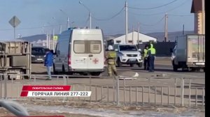 В Улан-Удэ в ДТП пострадало два человека