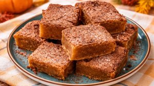 Тают во рту! Тыквенные блонди с корицей — мягкие и очень вкусные