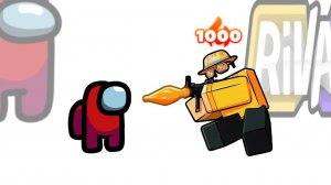 Амонгус Против Роблокс Ривалс