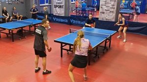 отбор Мешков/Файтельсон (935) - Мухин/Кузнецова (699) 15.03 Парный турнир настольный теннис