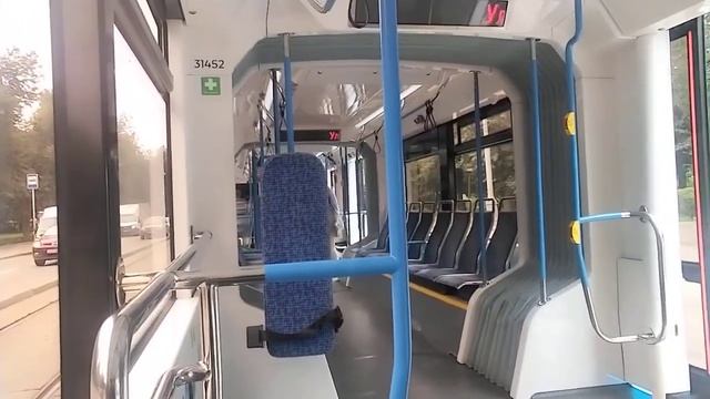 Поездка На Трамвае №6 На Витязе-М №31452 (Метро Войковская–Братцево) Москва 03.08.2024