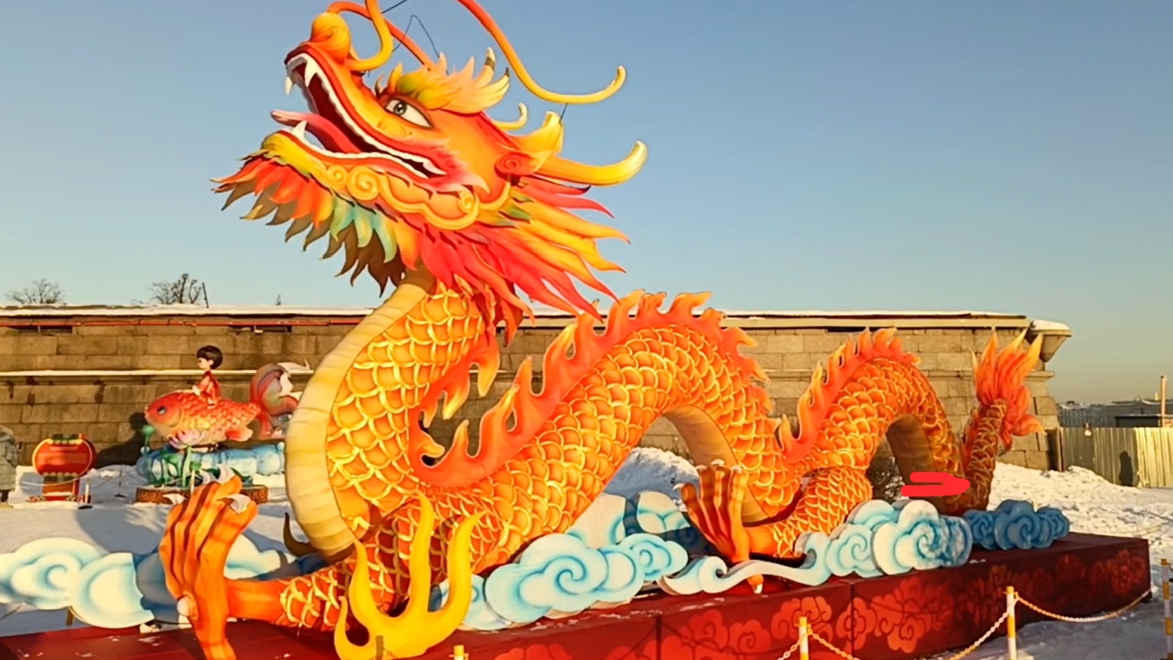 Прогулки по СПб. Фестиваль китайских фонарей. История колокольни Петропавловского собора.