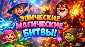 Эпические магические битвы: Волшебники сеют хаос в зачарованных мирах!