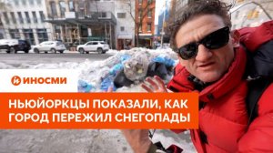«Лабиринт для крыс». Ньюйоркцы показали, как город пережил снегопады