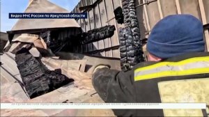 Исследование на месте пожара в мебельном центре в Ангарске провели специалисты лаборатории МЧС