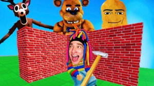 КИТАЙКА СТРОИТ ДОМ ЧТОБЫ СПРЯТАТЬСЯ ОТ МОНСТРОВ 1 ЧАСТЬ