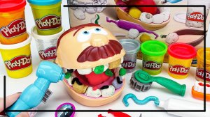 Мультики для детей. Игрушечный стоматолог из пластилина 🦷. Смотреть онлайн мультики для малышей.