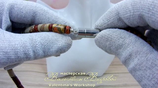 Волк, чокер - оберег, яшма