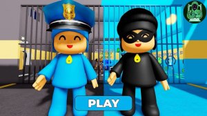 ПОЛИЦИЯ ПОКОЙО ПРОТИВ ВОРА, БЕГУЩЕГО ИЗ ТЮРЬМЫ! Пошаговое руководство игры #roblox #obby