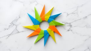 Как сделать звезду из бумаги