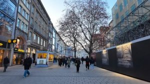 Германия. Прогулка по Мюнхену, самому богатому городу страны в формате 4К