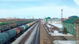 ПРОГУЛКА ПО ВОКЗАЛУ И ВИД С Ж/Д  МОСТА