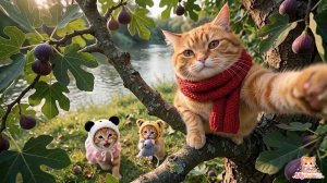 Котики на природе