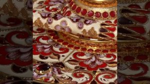 Набор для елея №2 филигрань, роспись, золочение. арт.5590221