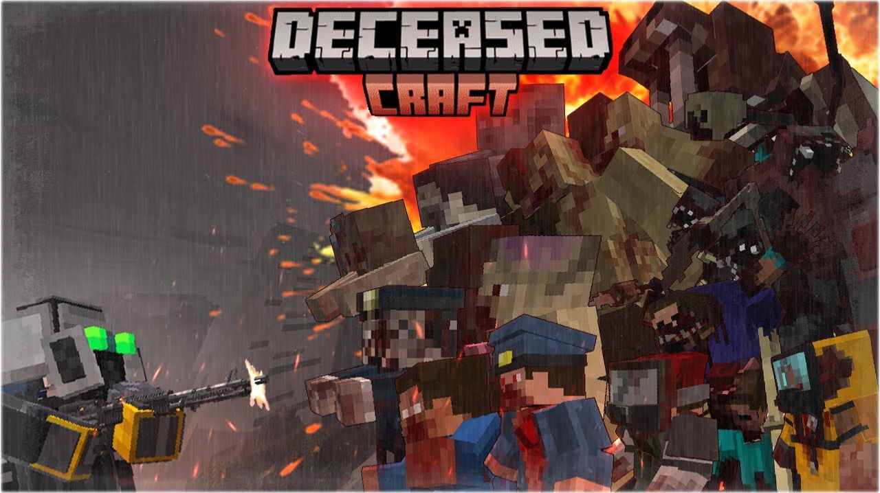 Вечерний стрим по Deceasedcraft Urban Zombie Apocalypse !!! Minecraft !!!