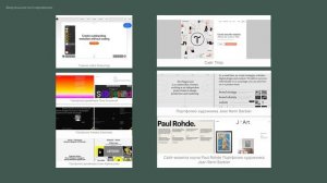 история и развитие цифровых портфолио в креативной индустрии. визуальное исследование
